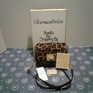 MICHAEL KORS Cheetah Leopard Crossbody Bag NWT
